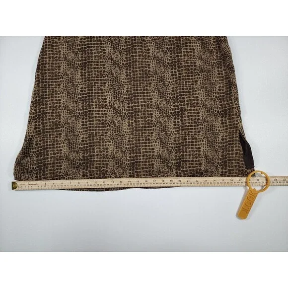First Issue Liz Claiborne Skirt Women's Size 18 Crocodile Pattern - Picture 8 of 11